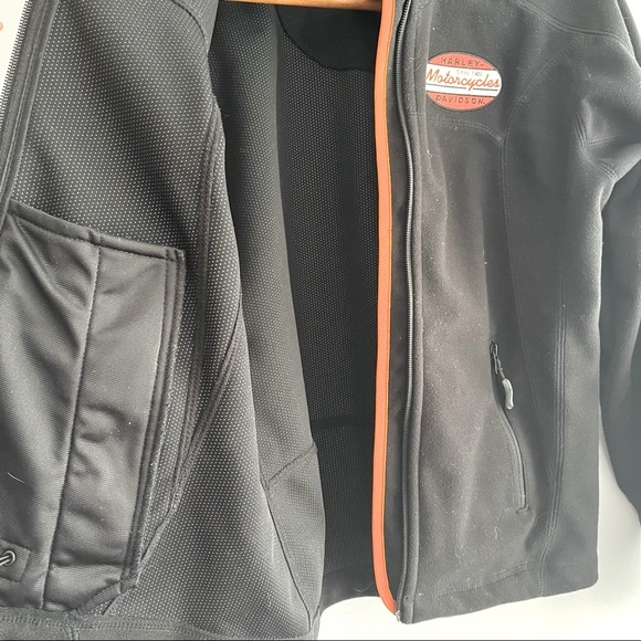 NWOT, Harley Davidson Fleece jacket, women’s, black size XS - Picture 4 of 7